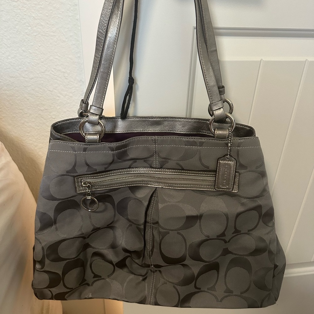 Large Coach tote bag